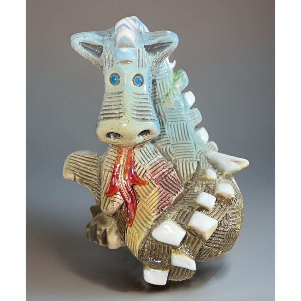 Artesania Rinconada Vintage‎ Retired Dragon Figurine #252 Uruguay Signed